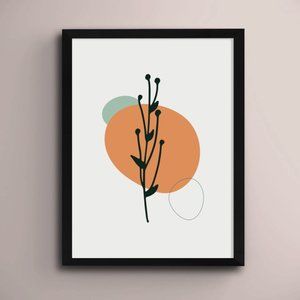 Modern Minimalist Abstract Boho Wall Art Print Home Decor [No Frame]